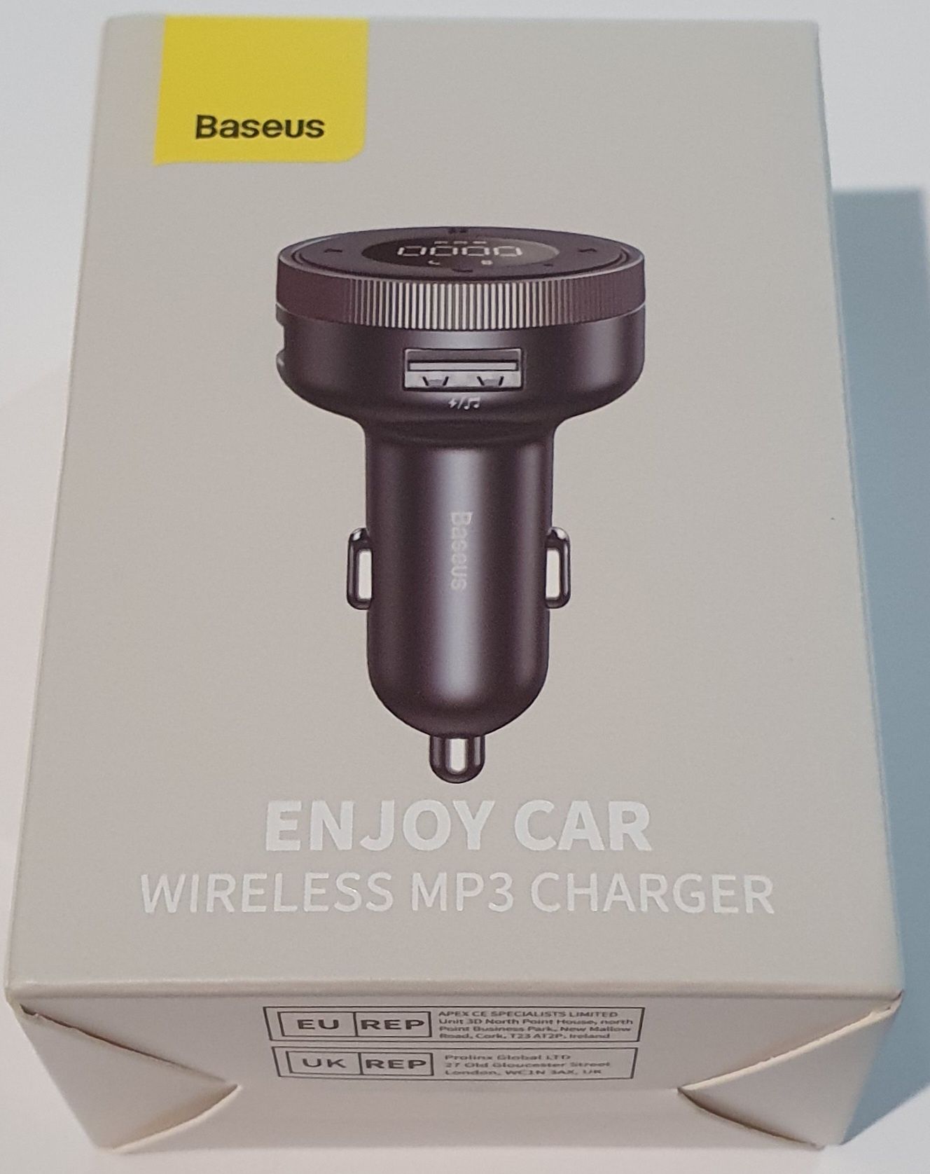FM-трансмиттер Baseus Enjoy Car Wireless MP3 Charger,(CCLH-01) Black