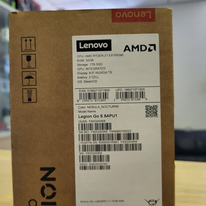Lenovo Legion Go S 32/1TB AMD Z1 Extreme SteamOS Нові! Магазин!