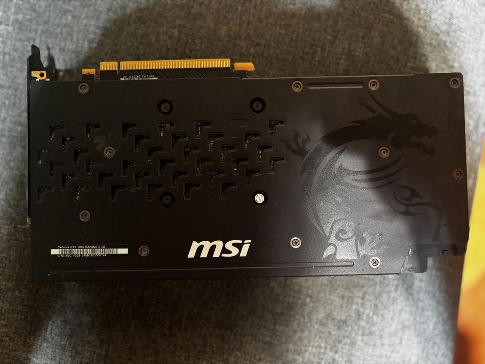 Відеокарта ігрова MSI GTX 1060 3GB Gaming X