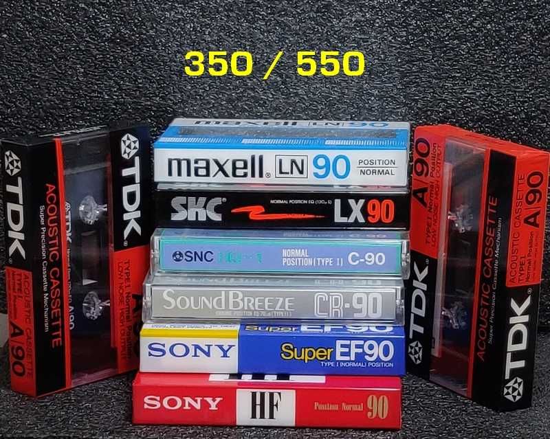 Винтажные аудиокассеты 80-90-х годов для коллекции