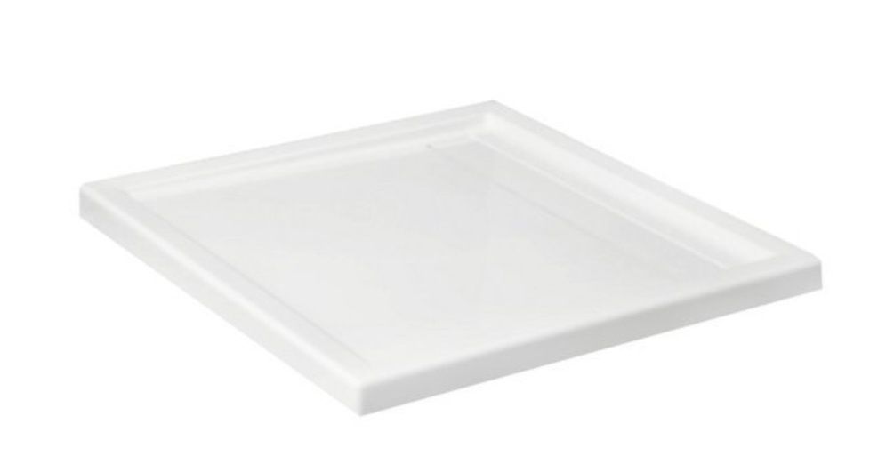 Brodzik kwadratowy 90x90cm niski 6,5cm biały