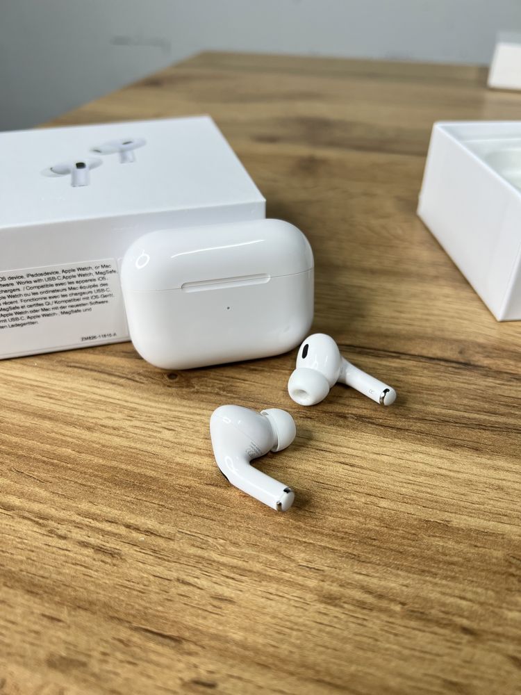 Навушники Airpods pro 2 light/type-c із якісним мікрофоном  + Чохол