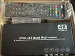 HDMI 4X1 Quad Multiviewer