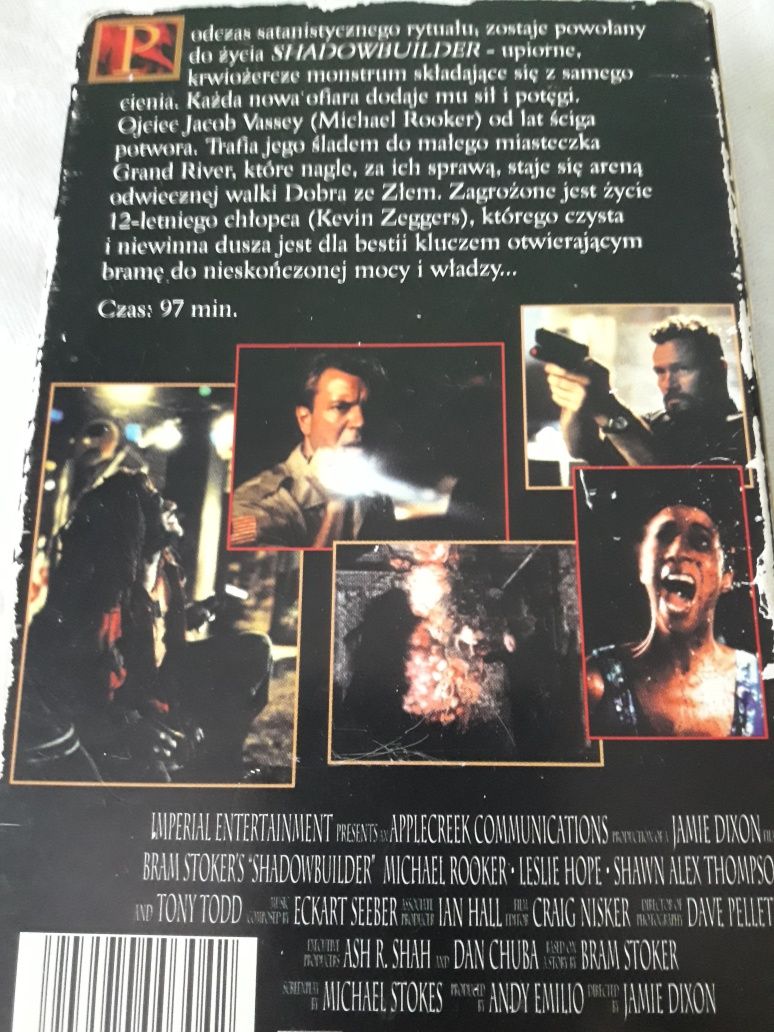 Bram Stoker's Shadowbuilder (kaseta VHS) Cień Bestii