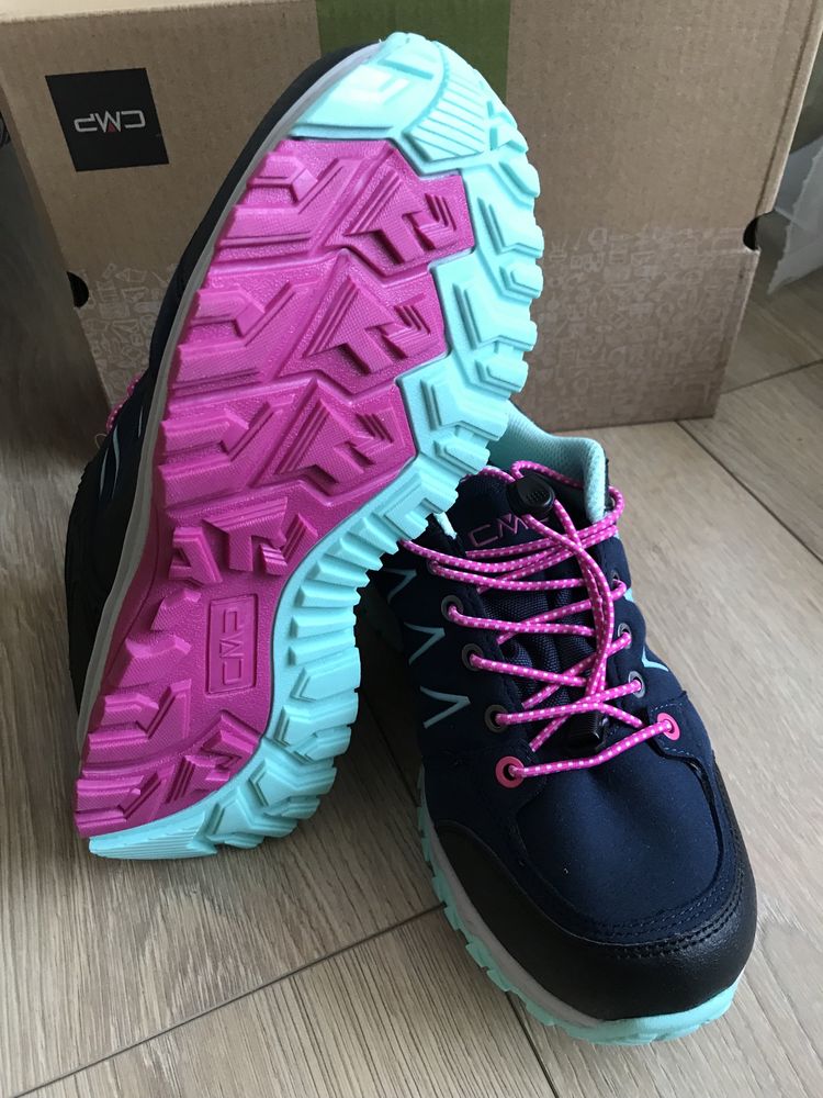 CMP buty trekkingowe skórzane wodoodporne sneakersy 38 jak Geox