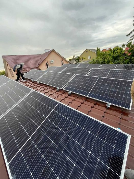 Монтаж сонячних мережевих, гібридних, автономних станцій під ключ
