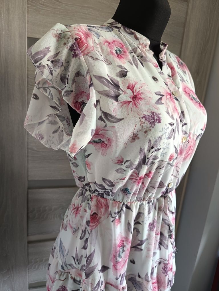 Elegancka letnia sukienka r.38