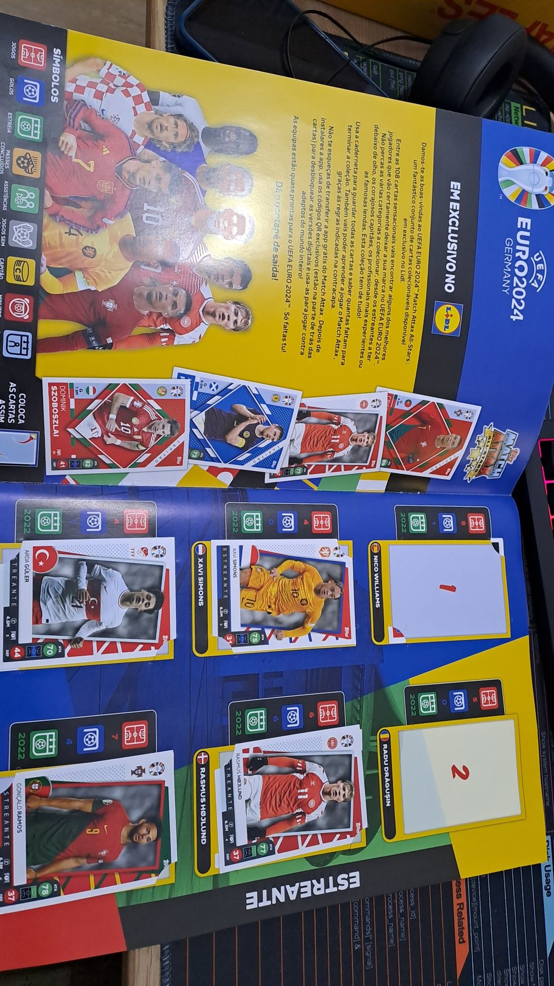 Caderneta Euro 2024 Topps Match Attax