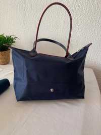 Bolsa azul marinho long champ