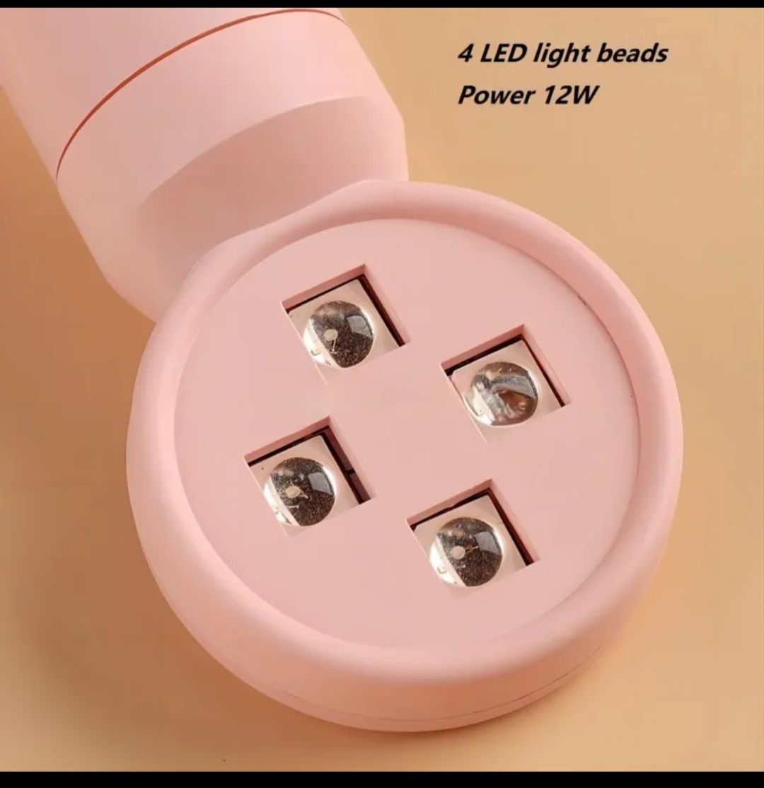 Уф/LED фонарик для маникюра на прищепке