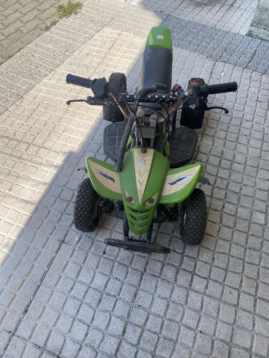 Mini mota4 falta corda e mola arranque