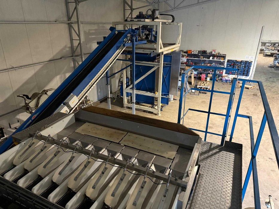 Linia Waga kombinacyjna Newtec Paletyzer Symach do warzyw ziemniaków