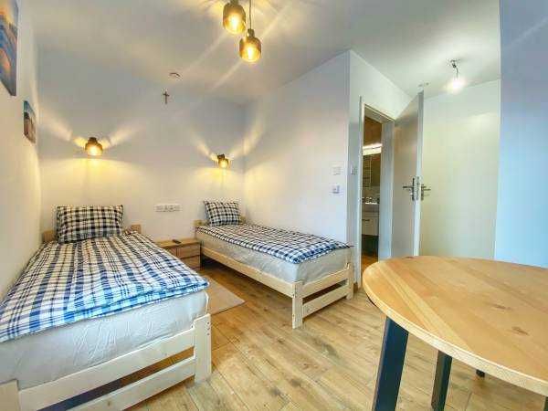 Pokoje z łazienkami 2-3 osobowe, od 65zł, duży monitorowany parking