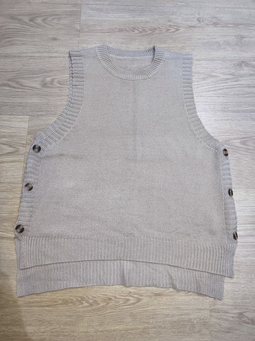 Colete de malha senhora