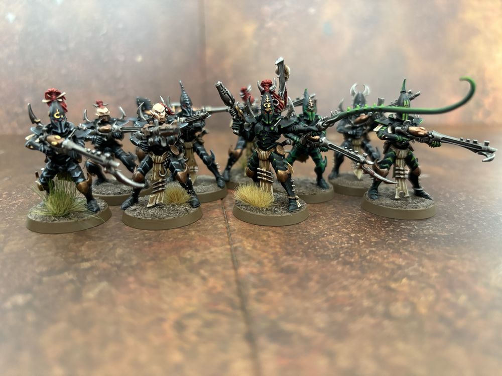 Warhammer Drukhari Dark Eldar 10 Kabalite Warriors