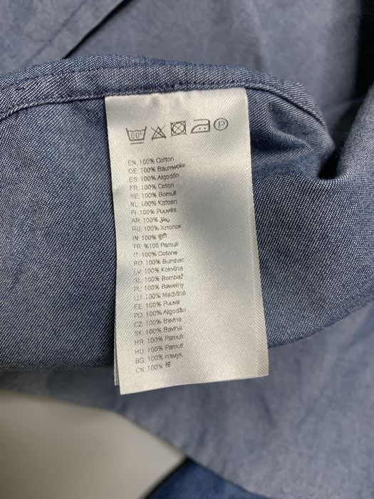Мужская джинсовая рубашка Eton casual fit denim shirt