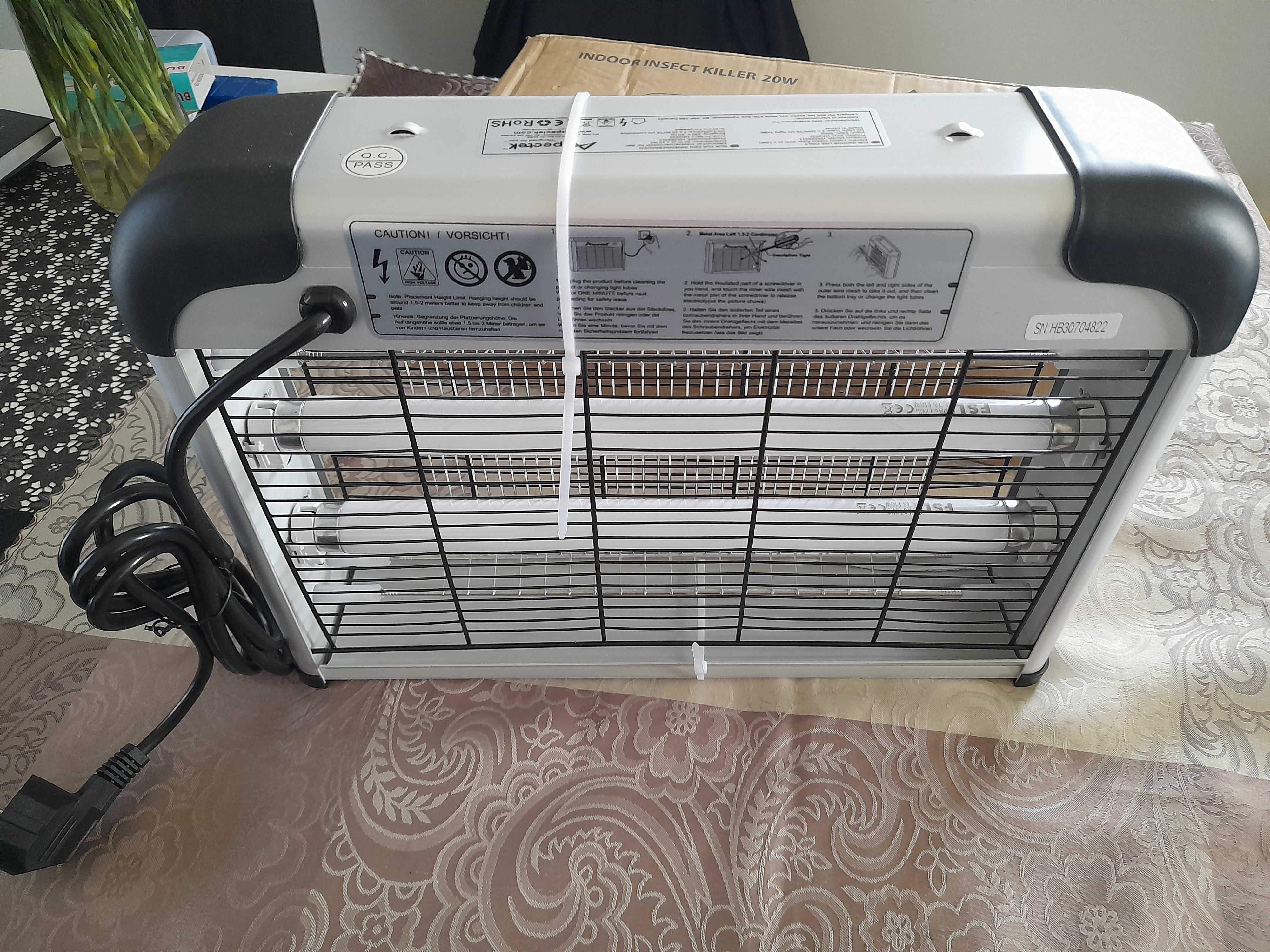 ASPECTEK Mocny 20 W elektroniczny zabijacz owadów