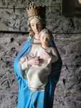 Stara figurka Maryja Królowa Matka Boska