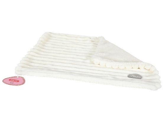 Grube legowisko dla psa lub kota 61x42,5cm Pled Zolux Naomi Koc beżowy