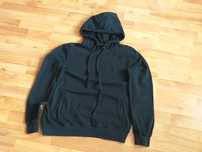 Czarna bluza damska hoodie z kapturem y2k vintage baggy boxy skater dr