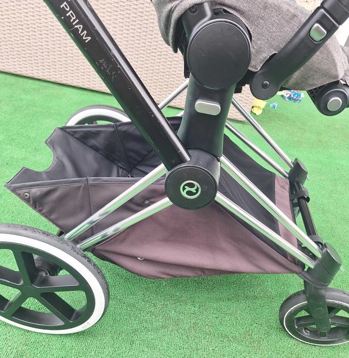 CYBEX PRIAM LUX rama chrome zestaw 2w1 gondola spacerówka stelaż
