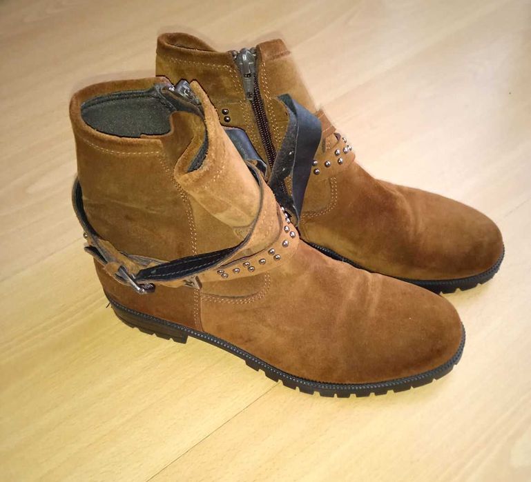 Bota Stradamia Castanho Tamanho 37 - Envio Gratis