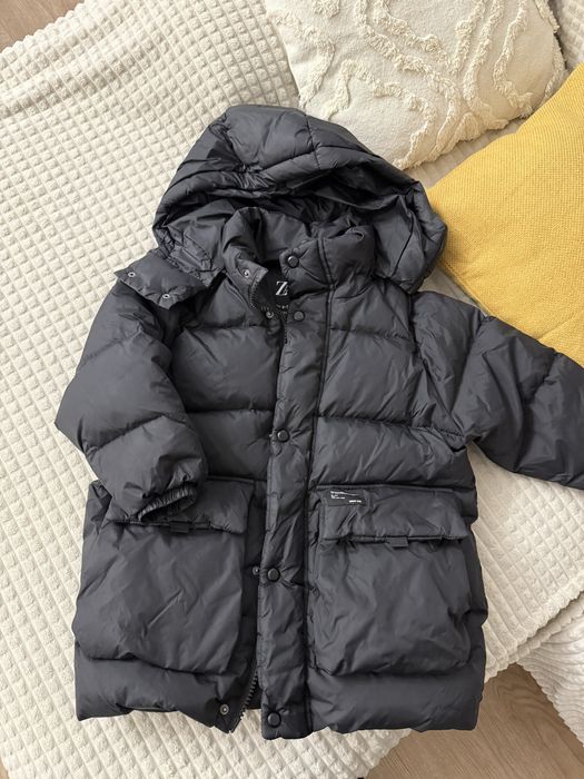 Пуховик zara 122-128р