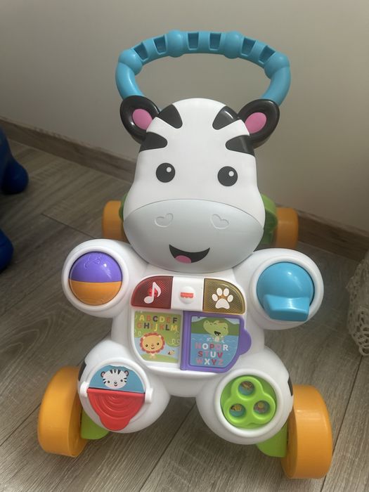 Ходунки штовхач Зебра Fisher-Price Learn with Me Zebra Walker