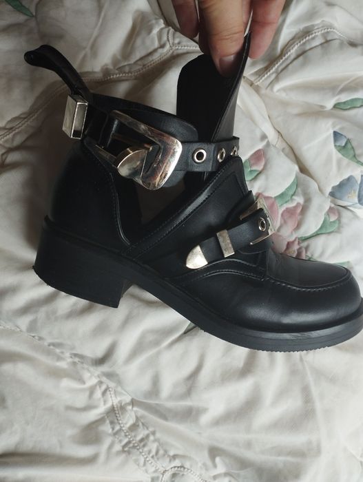 Rockowe botki sztyblety