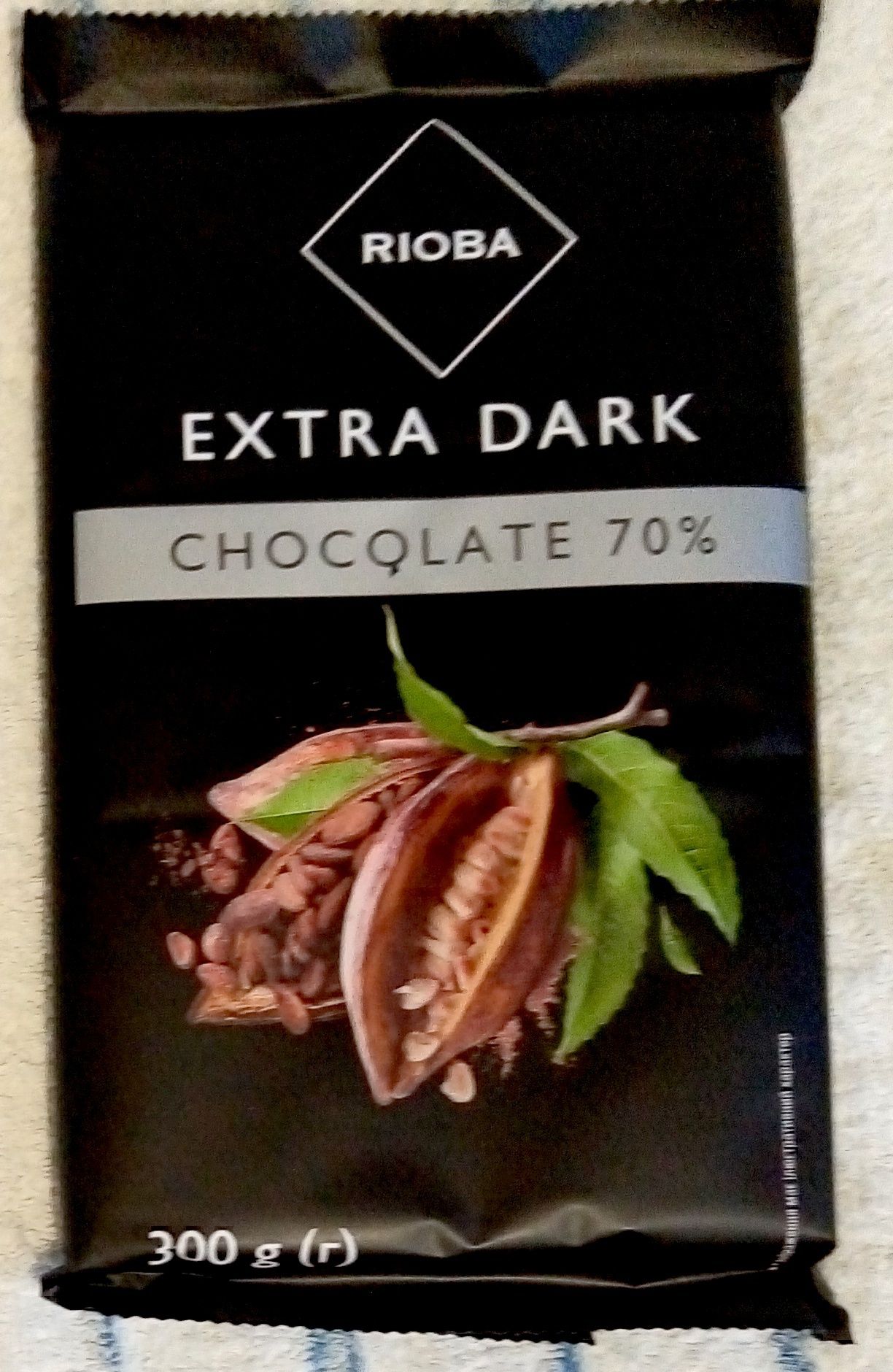 Черный шоколад 70% 300г
