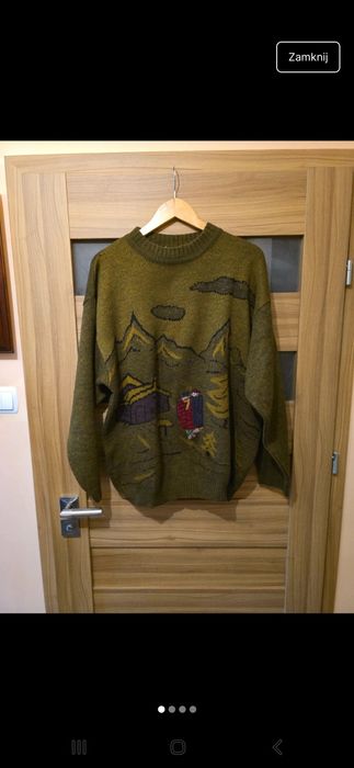 Swetr z lat 80 . Męski