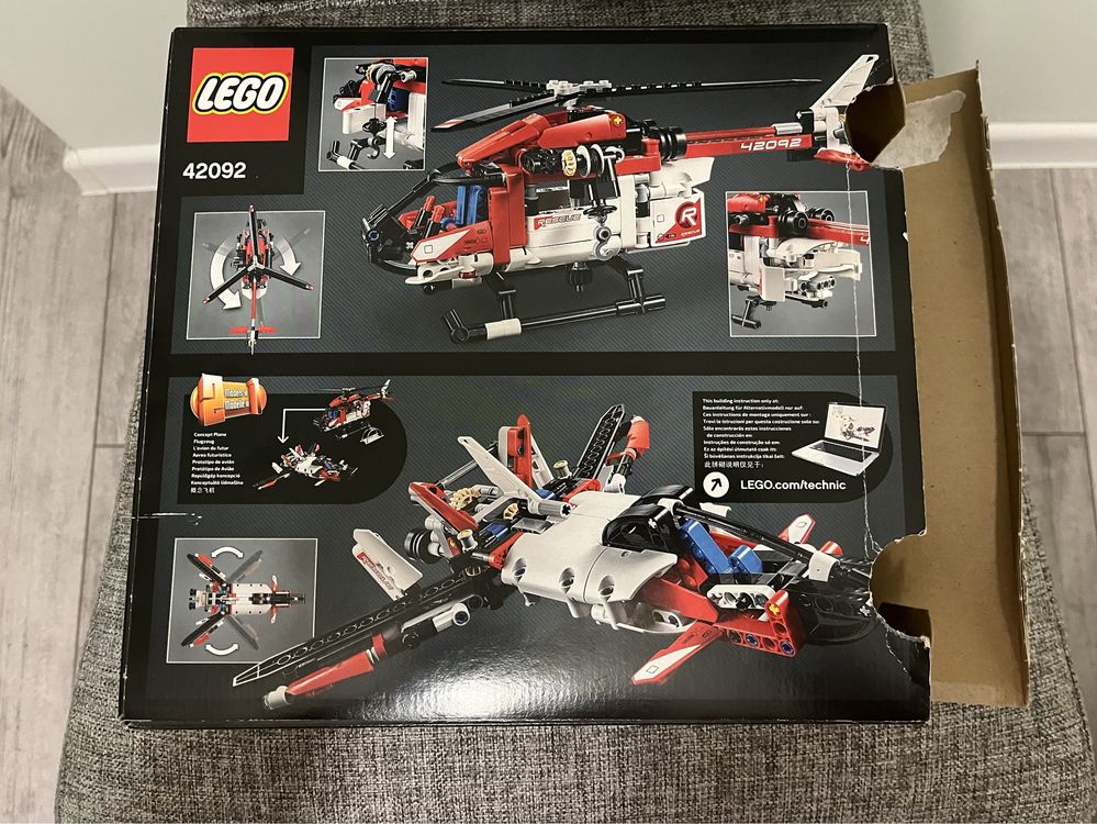 Klocki Lego Technic Helikopter ratunkowy 42092