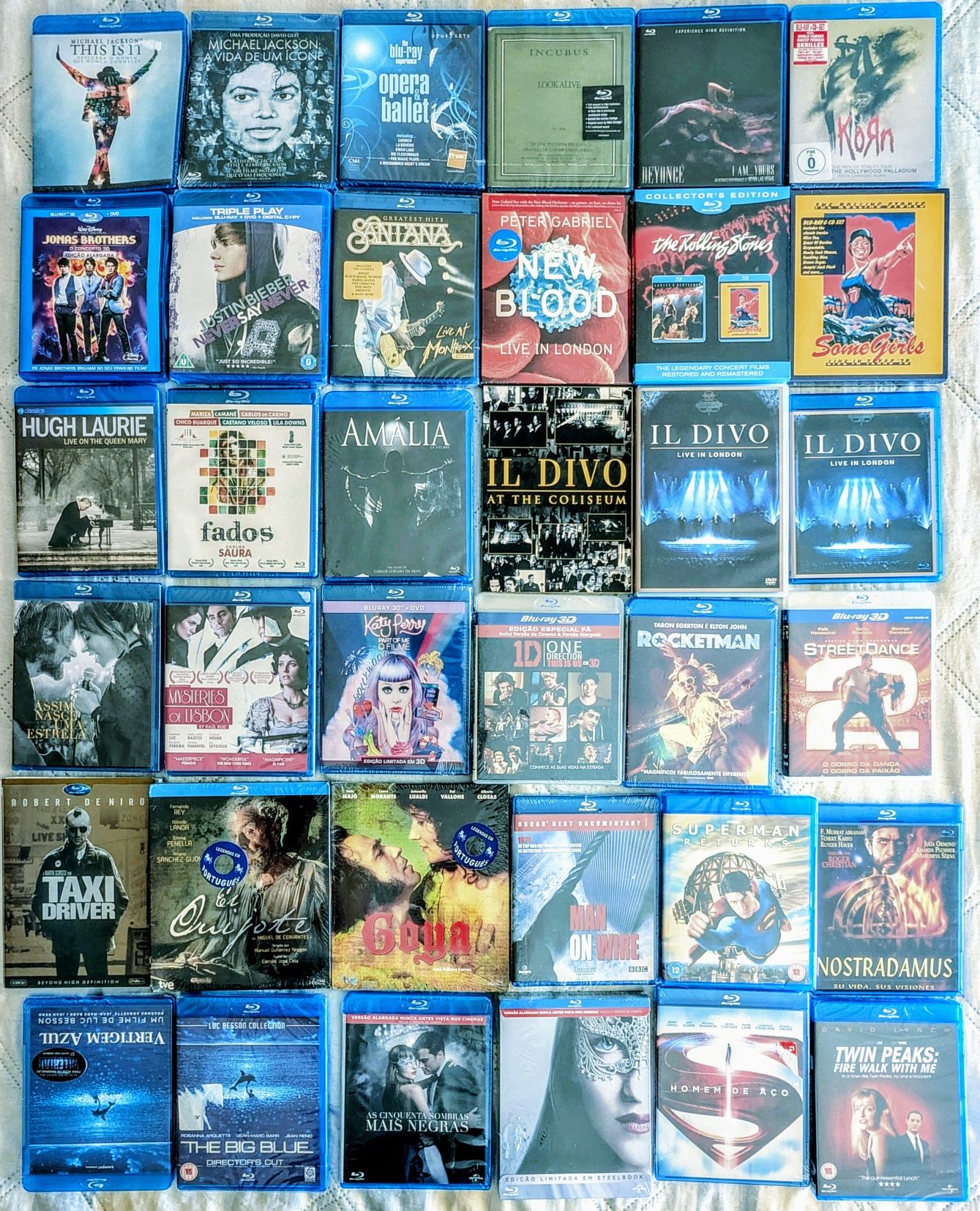 Blu-ray 2D e 2D&3D Filmes e Séries de colecção.. V 8 fotos.