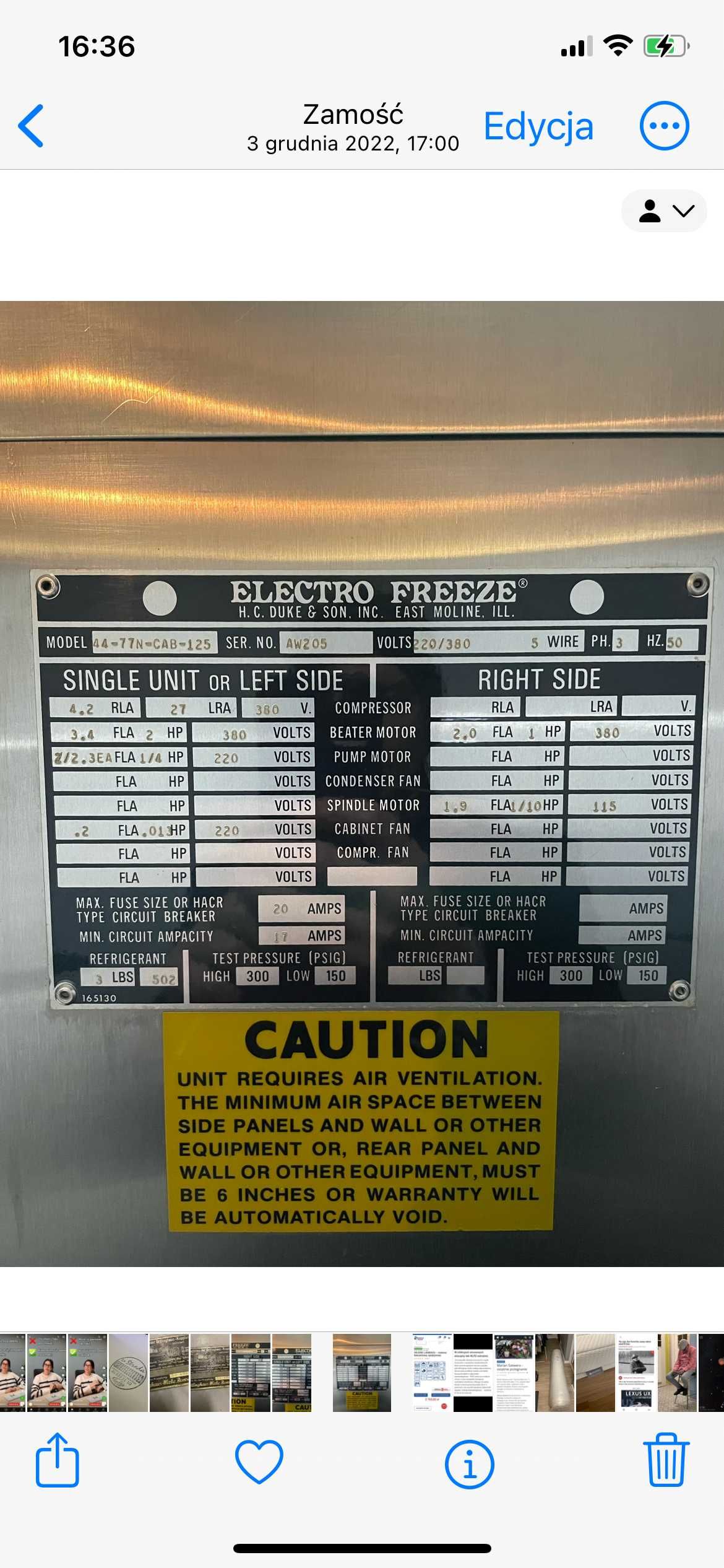 Automat do lodów włoskich Electro Freeze