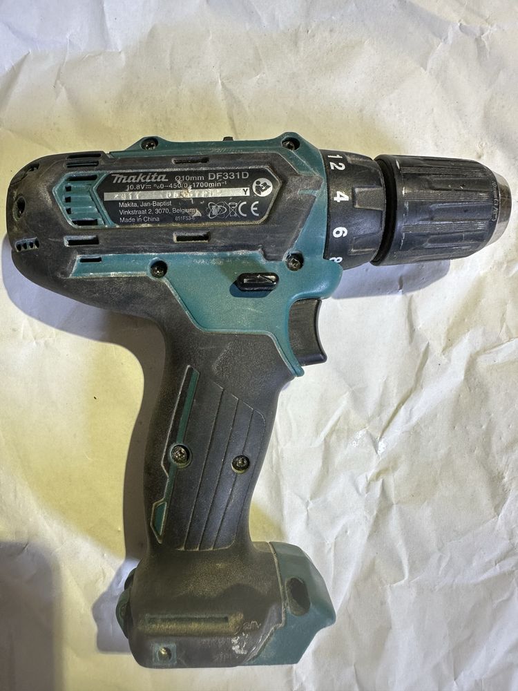 Makita DF331D wkrętarka uszkodzona