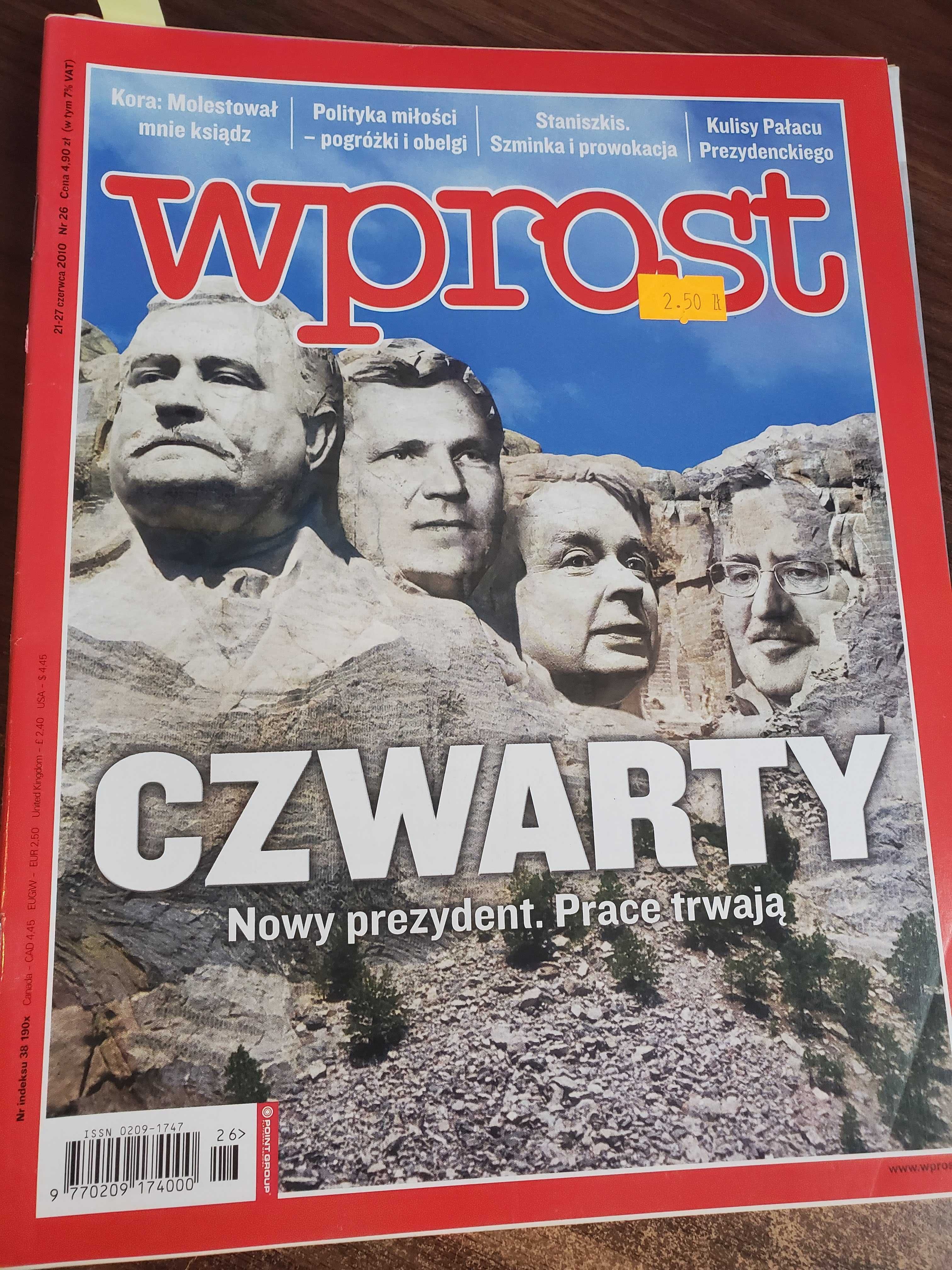 magazyn WPROST numery archiwalne 3 x 2010