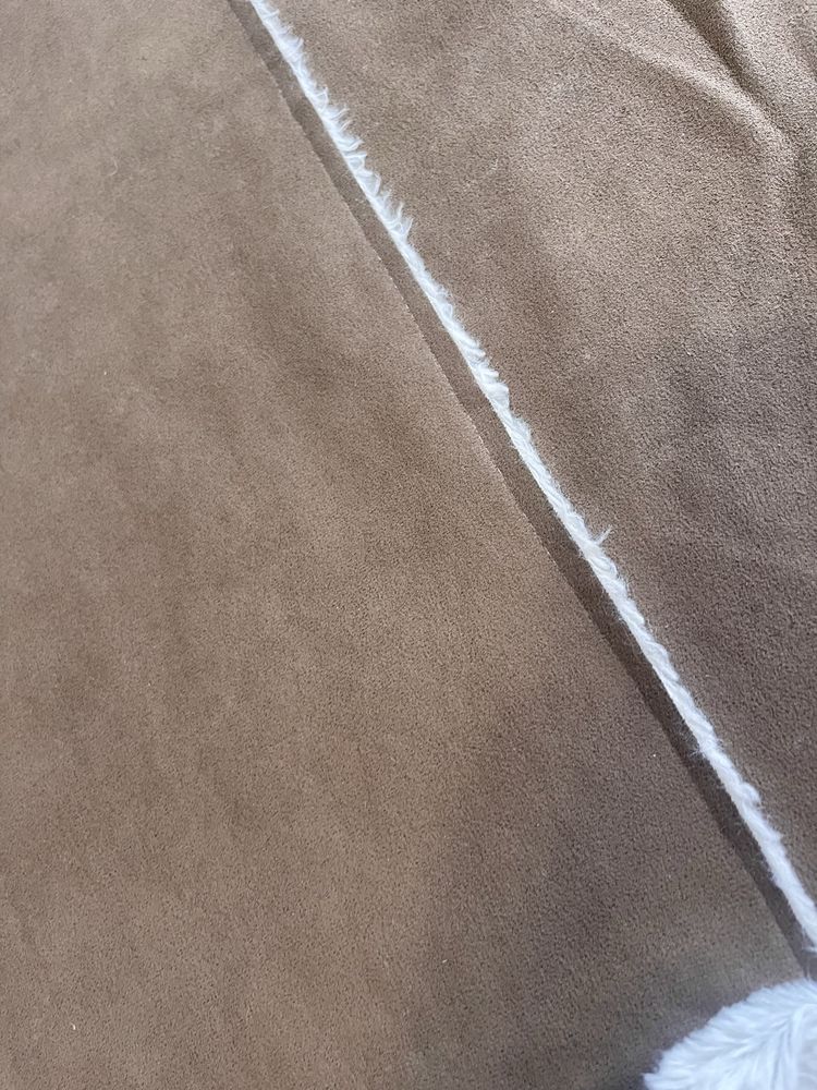Dustronna narzuta ozdoban na łóżko brazowa beżowa 150/200cm