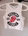 Білий топ rolling stones