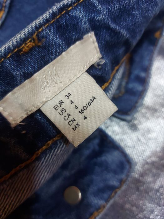 Джинсы метализированные Н&М XXS