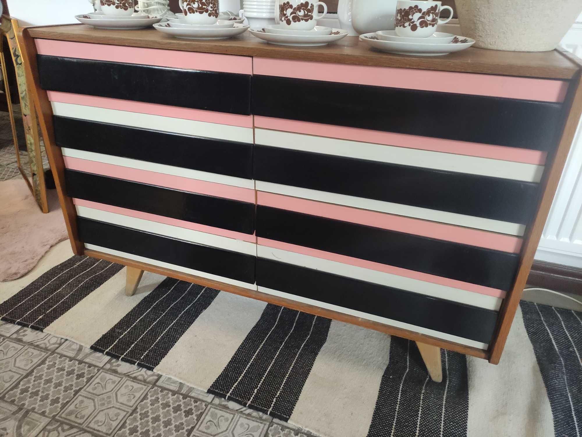 Komoda midcentury modern projekt Jiroutek