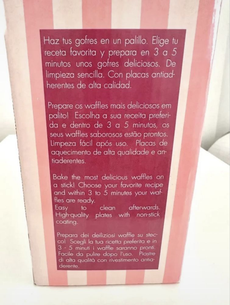 Amazon máquina de waffles