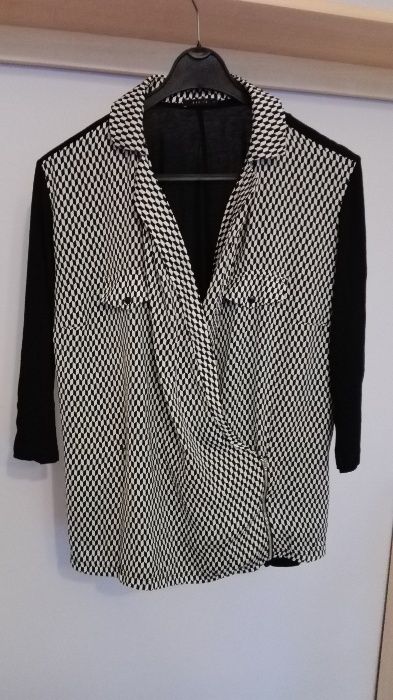 bluzka koszula dekolt dekoltem mohito xl 42 l 40 elegancka zakładkę