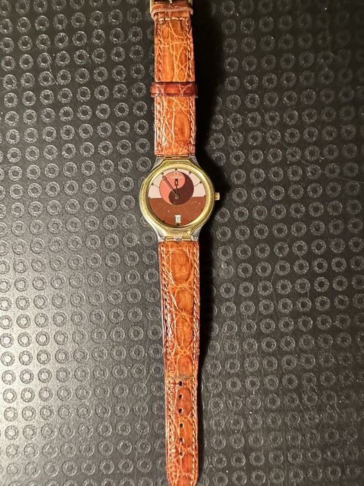 Zegarek Omega De Ville unikatowa tarcza Art Dial Swiss Made