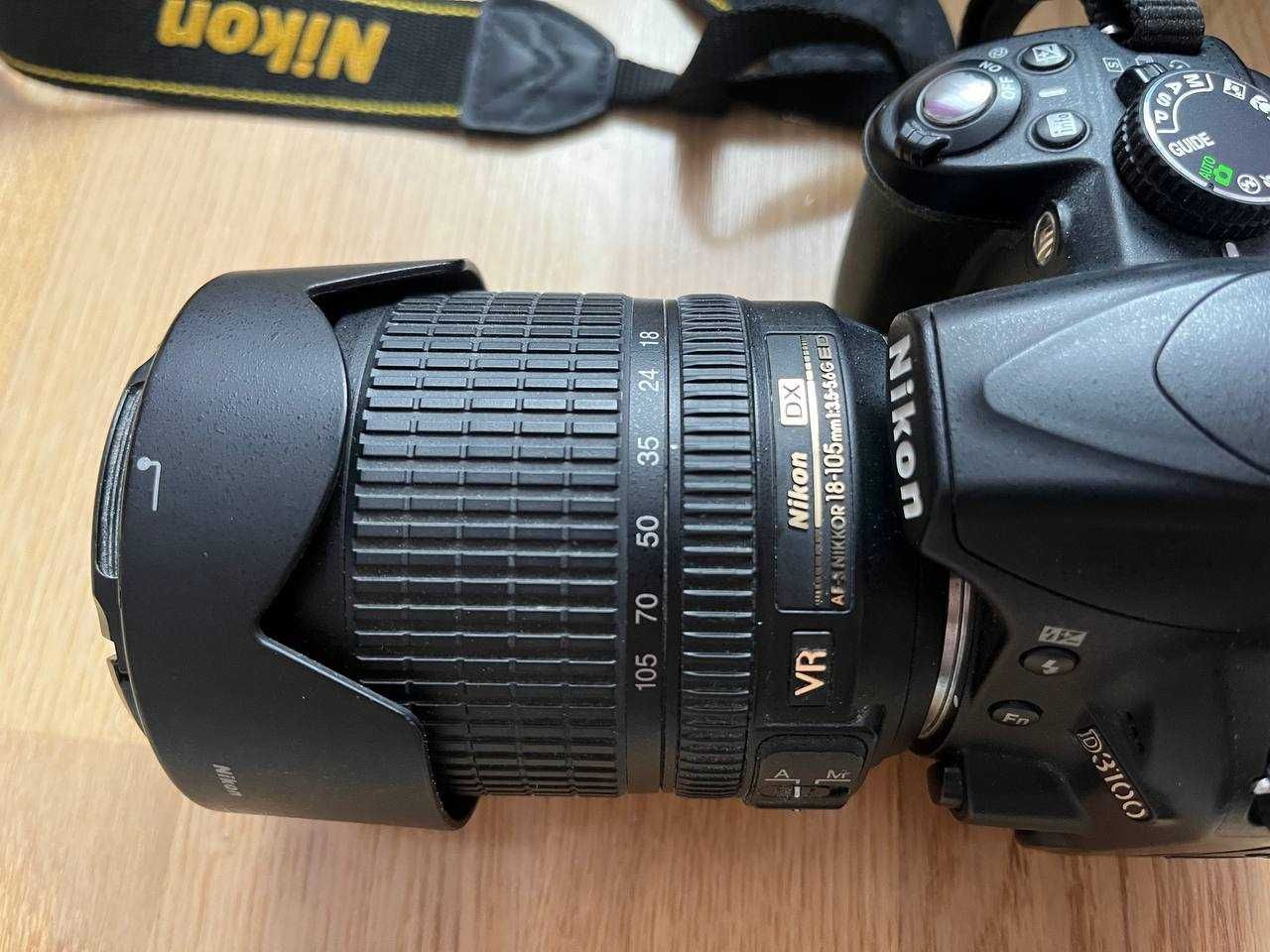 Nikon D3100 18-105 мм