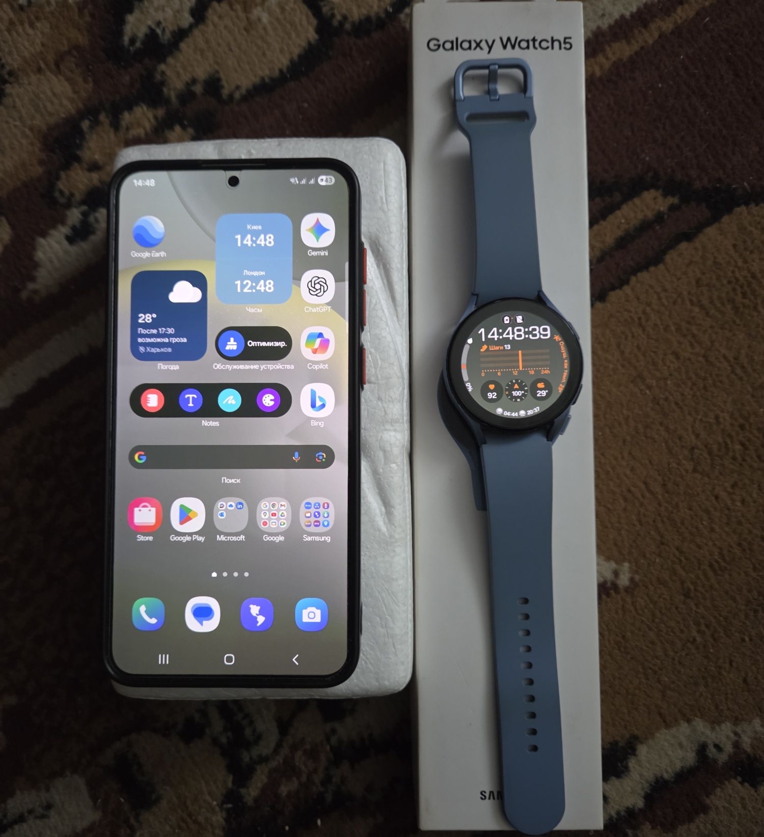 Samsung S24plus 12/512 + watch5