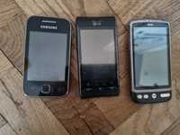 Telefony :Samsung, LG, HTC Desire