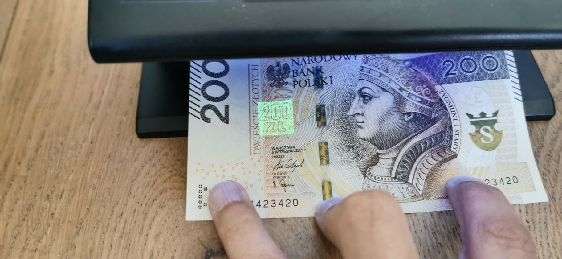 Detektor banknotów