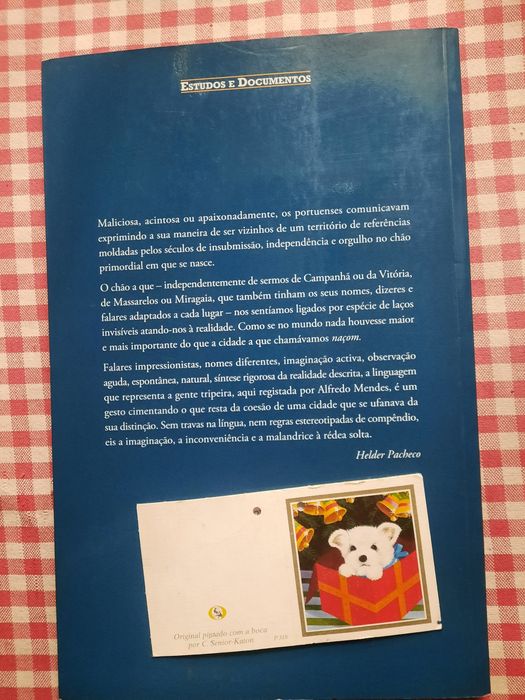 Livro de expressões à moda do Porto 1954 termos à moda do Porto