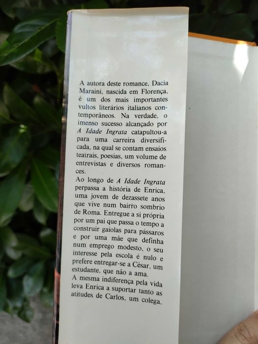 A idade ingrata (Dacia Maraini)