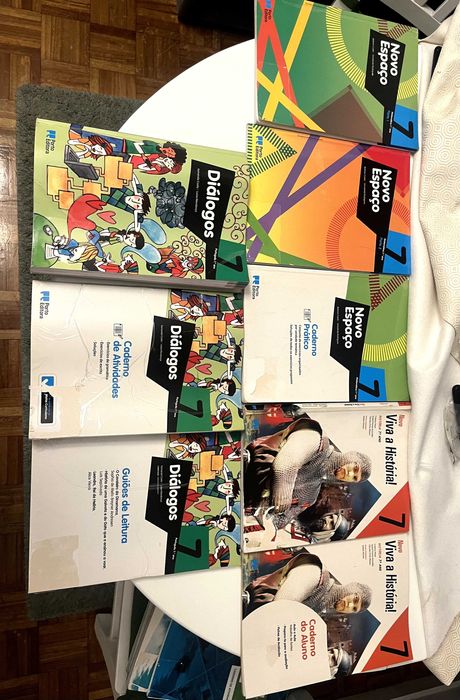 Pack Completo 7º ano - Manuais + Bónus Livros de Treino e Fichas